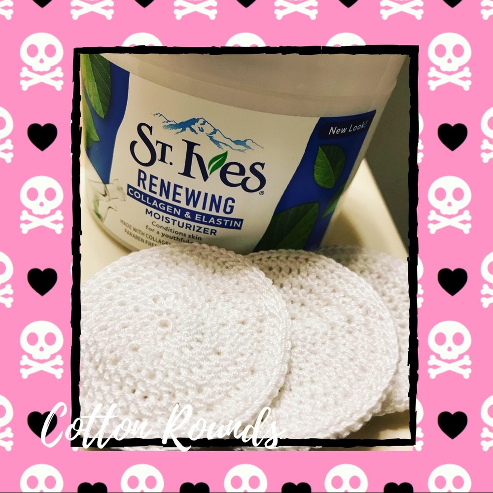 3 Piece Crocheted Petite Reusable Cotton Rounds